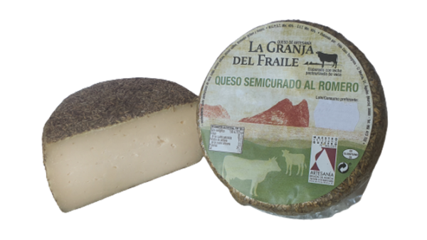 queso al romero de vaca la granja del fraile